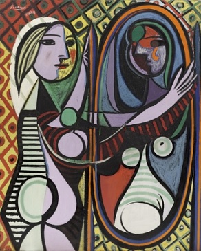 Girl before a mirror, de Pablo Picasso