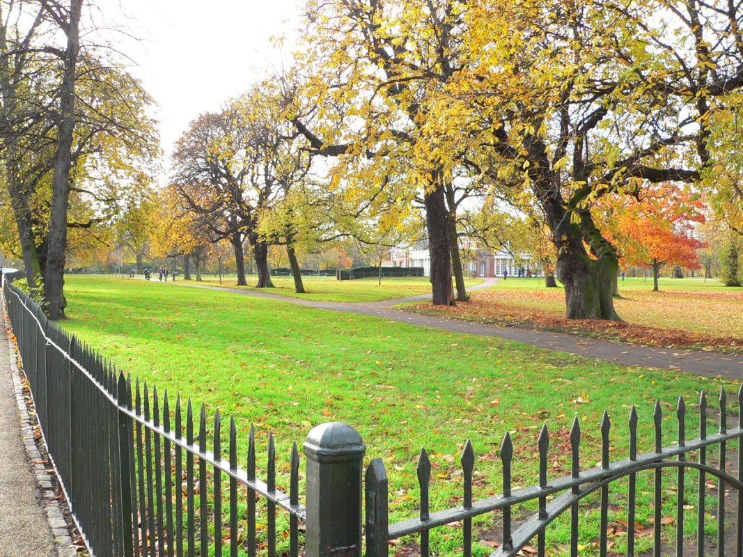 Os caminhos que passam perto do Hyde Park estão entre os preferidos dos ingleses