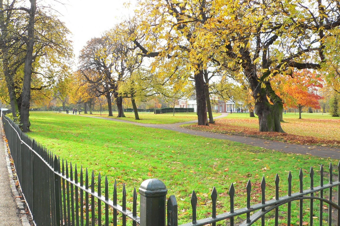 Os caminhos que passam perto do Hyde Park estão entre os preferidos dos ingleses