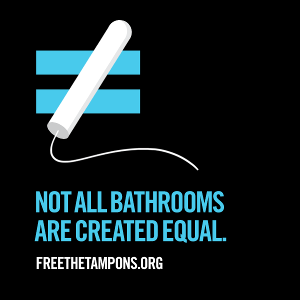 A campanha pela distribuição de tampões nos banheiros americanos