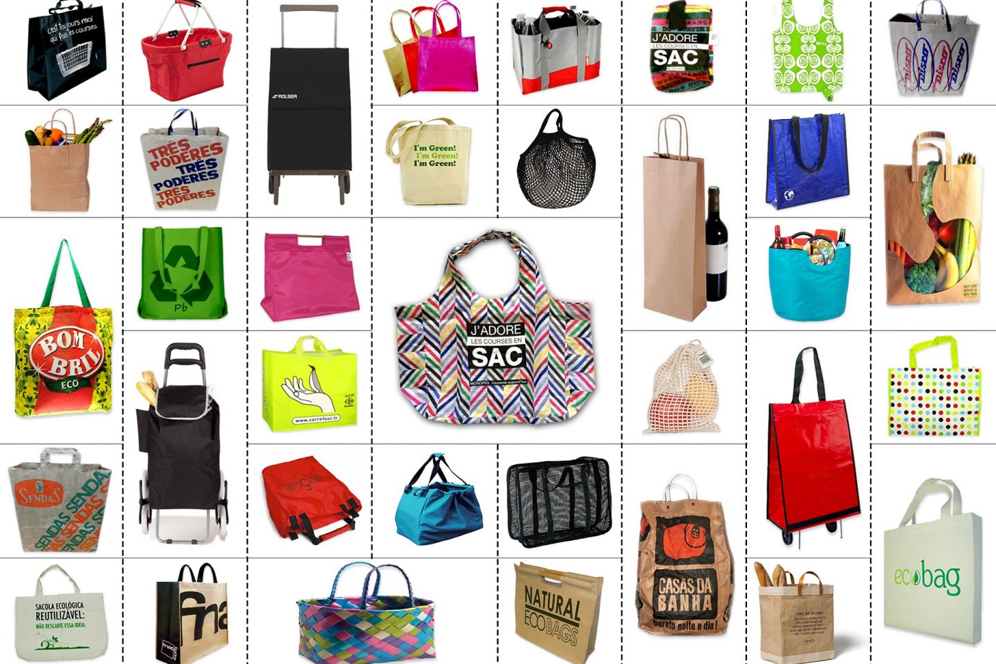 Desde 2003 o francês começou a mudar de atitude e a lançar moda: sacolas de tecido, cestas de vime, e sacolas dobráveis voltaram a ser usadas