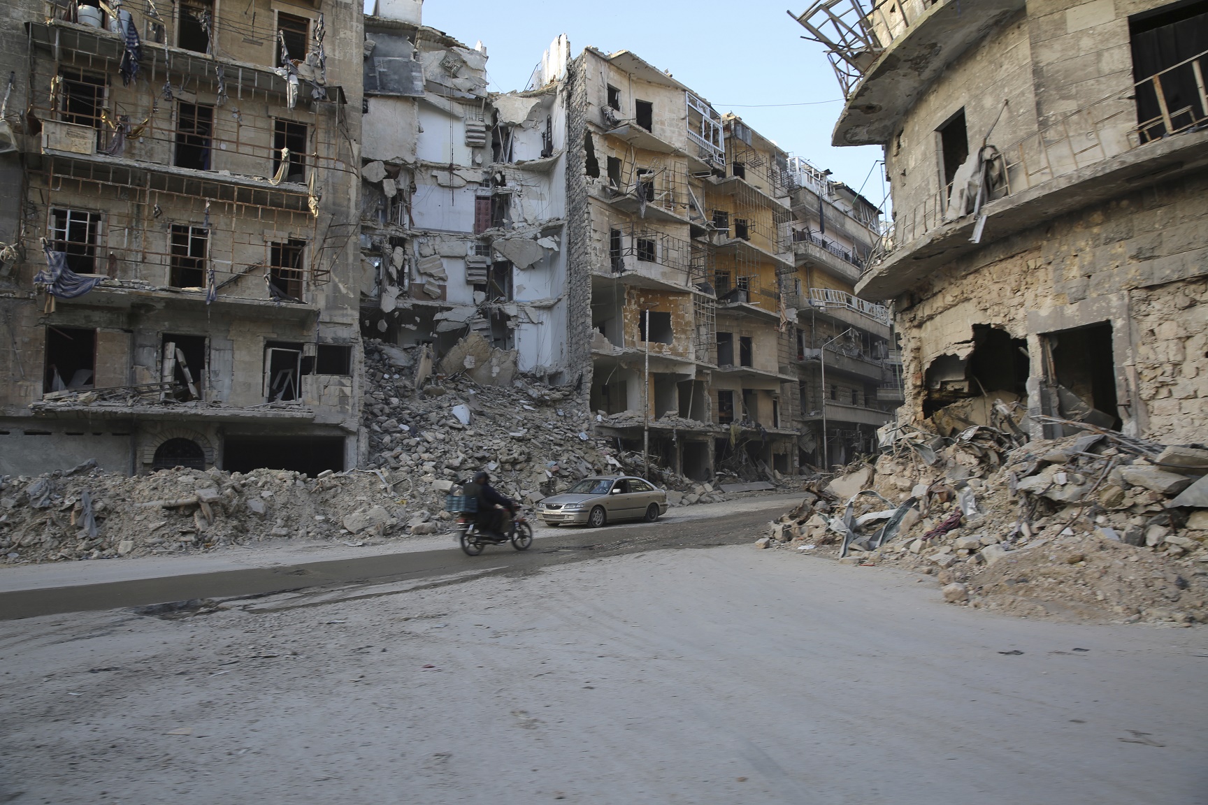 A cidade de Aleppo, na Síria, país de origem da maioria dos refugiados em 2015, de acordo com a agência da ONU