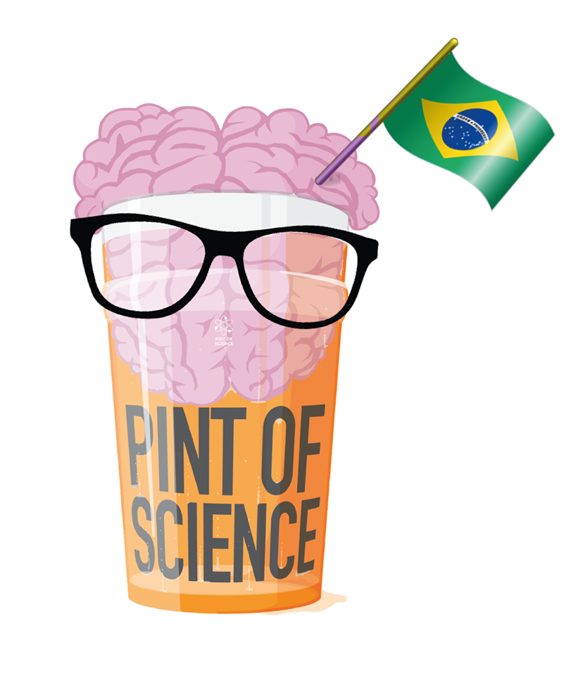 Marca do Pint of Science Brasil
