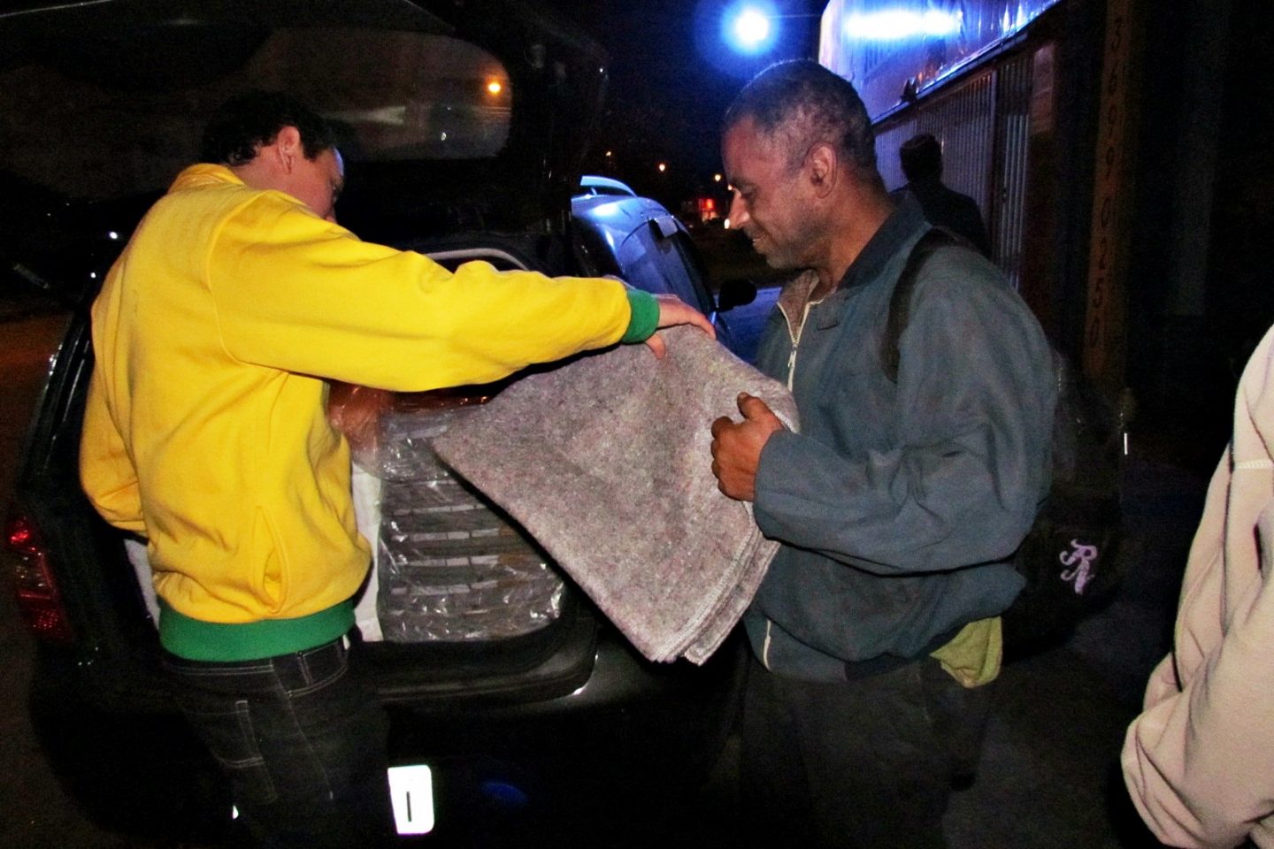 A maior parte das doações vai para populações de rua de São Paulo, do Rio e do sul do país