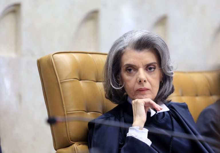 Ministra Carmem Lúcia durante a cerimônia de posse como Presidente do STF. Foto Divulgação