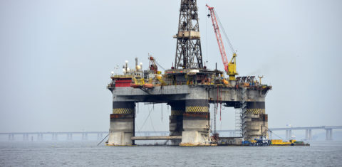 Plataforma de petróleo no Rio de Janeiro