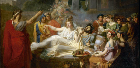 Quadro A Espada de Damocles- Reprodução de Roger Viollet-AFP
