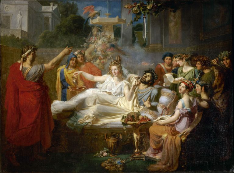 Quadro A Espada de Damocles- Reprodução de Roger Viollet-AFP