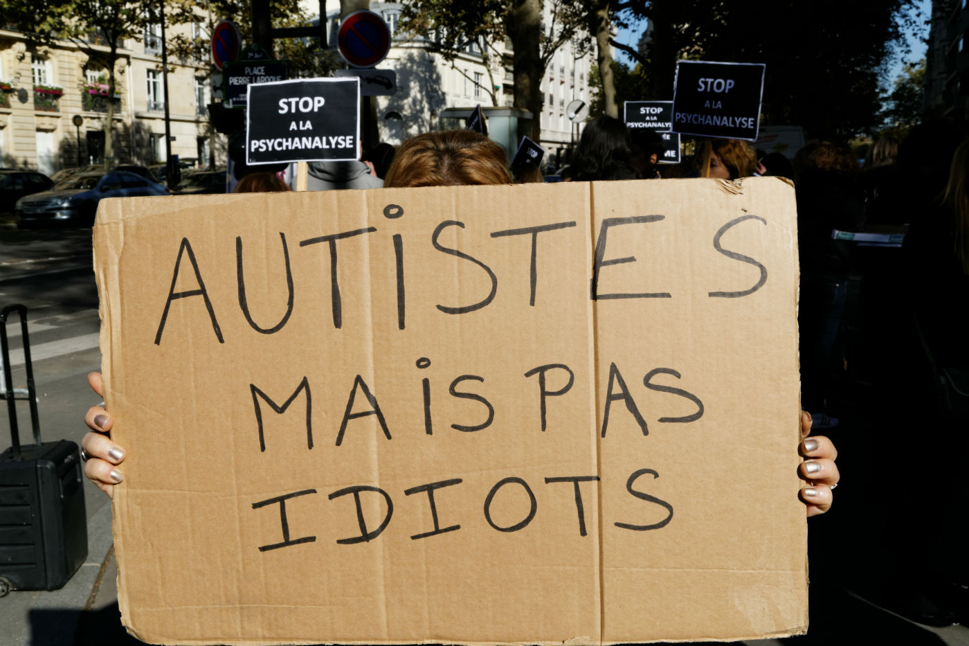Manisfestação na França. Foto de Bernard Ménigualt/ Citizenside/ AFP