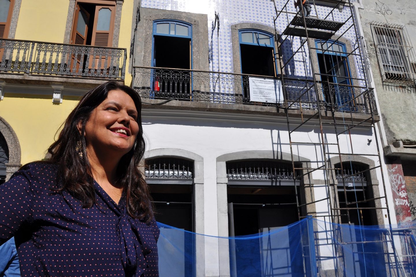A arquiteta Cristina Camargo Barroso trabalha com projetos de restauração e preservação de imóveis em Apacs como a do Porto Maravilha. Foto Divulgação