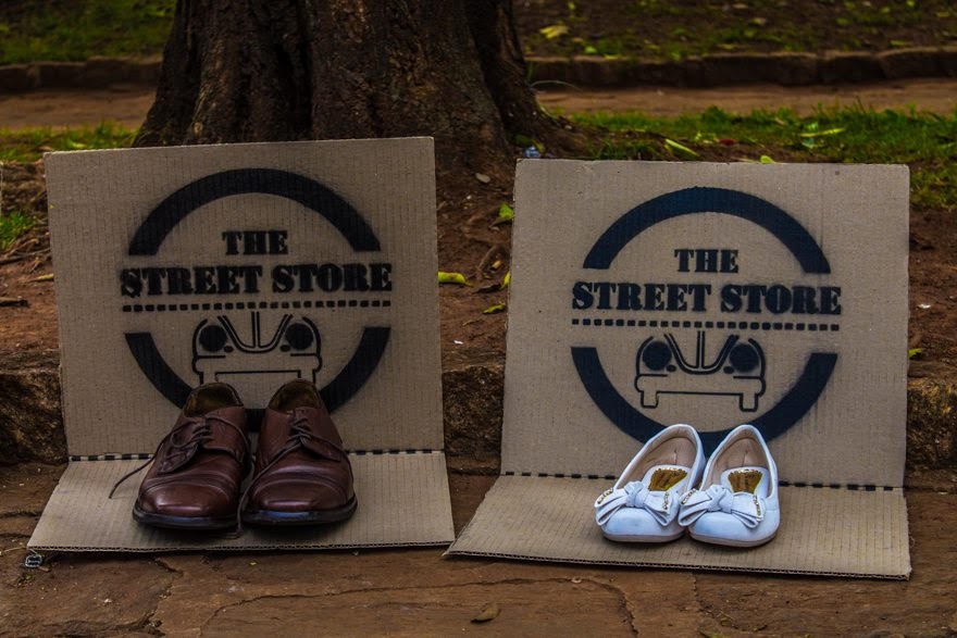 Este ano, os organizadores da “Loja de Rua” esperam atrair cerca de 700 moradores de rua, que poderão escolher com dignidade as suas próprias roupas e sapatos. Foto Divulgação