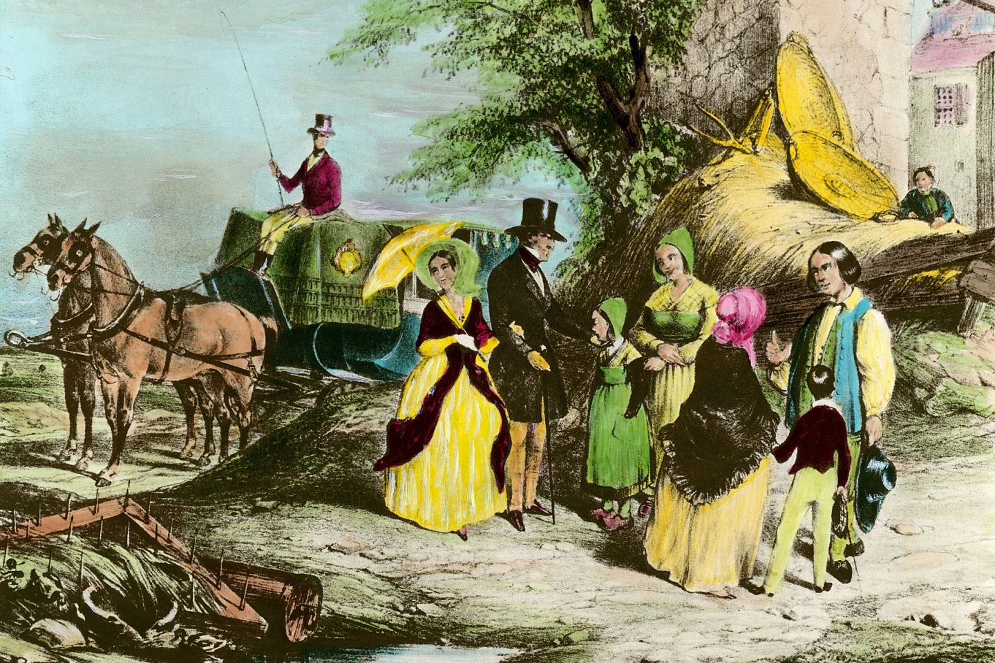 Gravura do século XIX, coleção privada. Qualquer semelhança é mera coincidência.