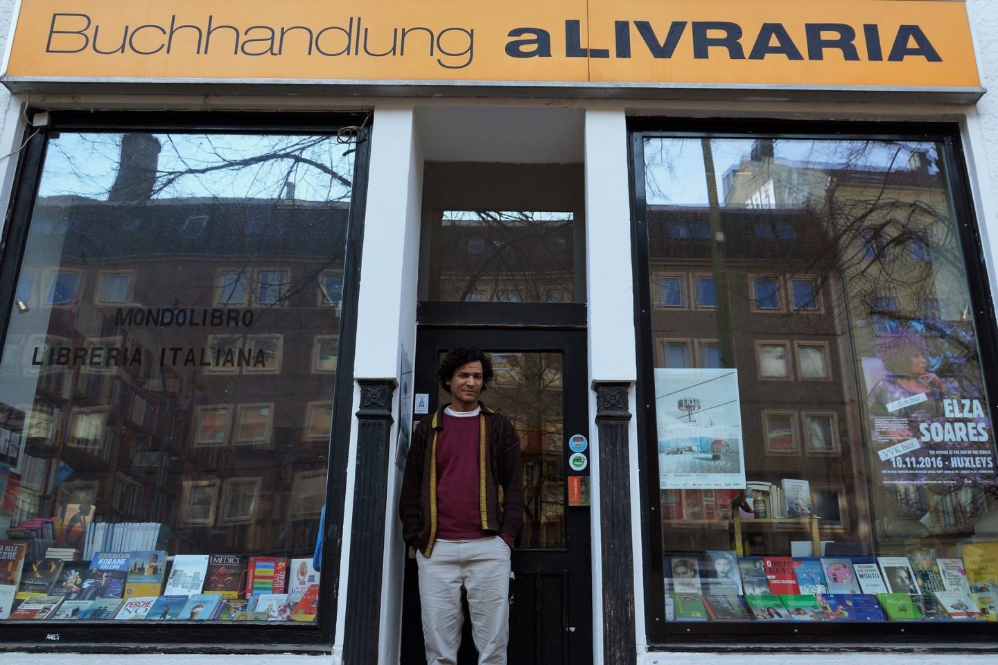 A Livraria se transformou num polo de difusão cultural e promove debates, leituras e um festival anual, o Brasilien trifft Berlin. Foto Fernando Molica