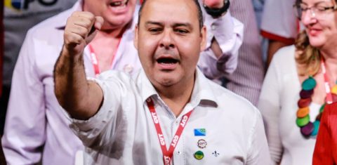 Vagner Freitas: "Se tem uma coisa que une trabalhadores de todo o mundo é o ataque brutal aos seus direitos". Foto Vanessa Carvalho/Brazil Photo Press