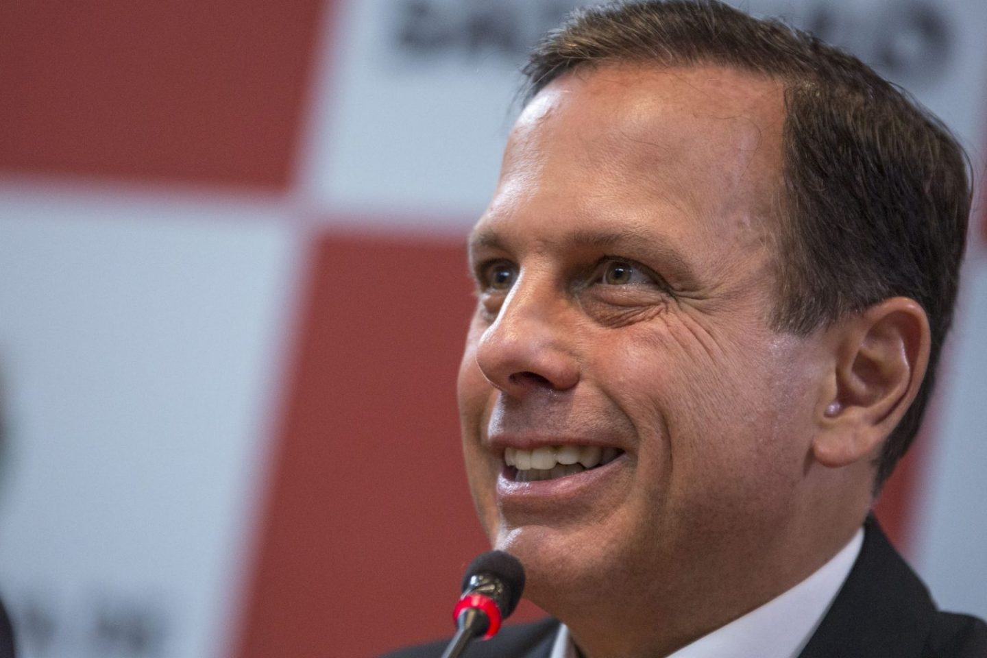 Doria pediu desculpas às mulheres dos secretários porque eles iam trabalhar muito. Foto: Suamy Beydoun/AGIF