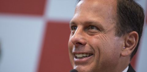 Doria pediu desculpas às mulheres dos secretários porque eles iam trabalhar muito. Foto: Suamy Beydoun/AGIF