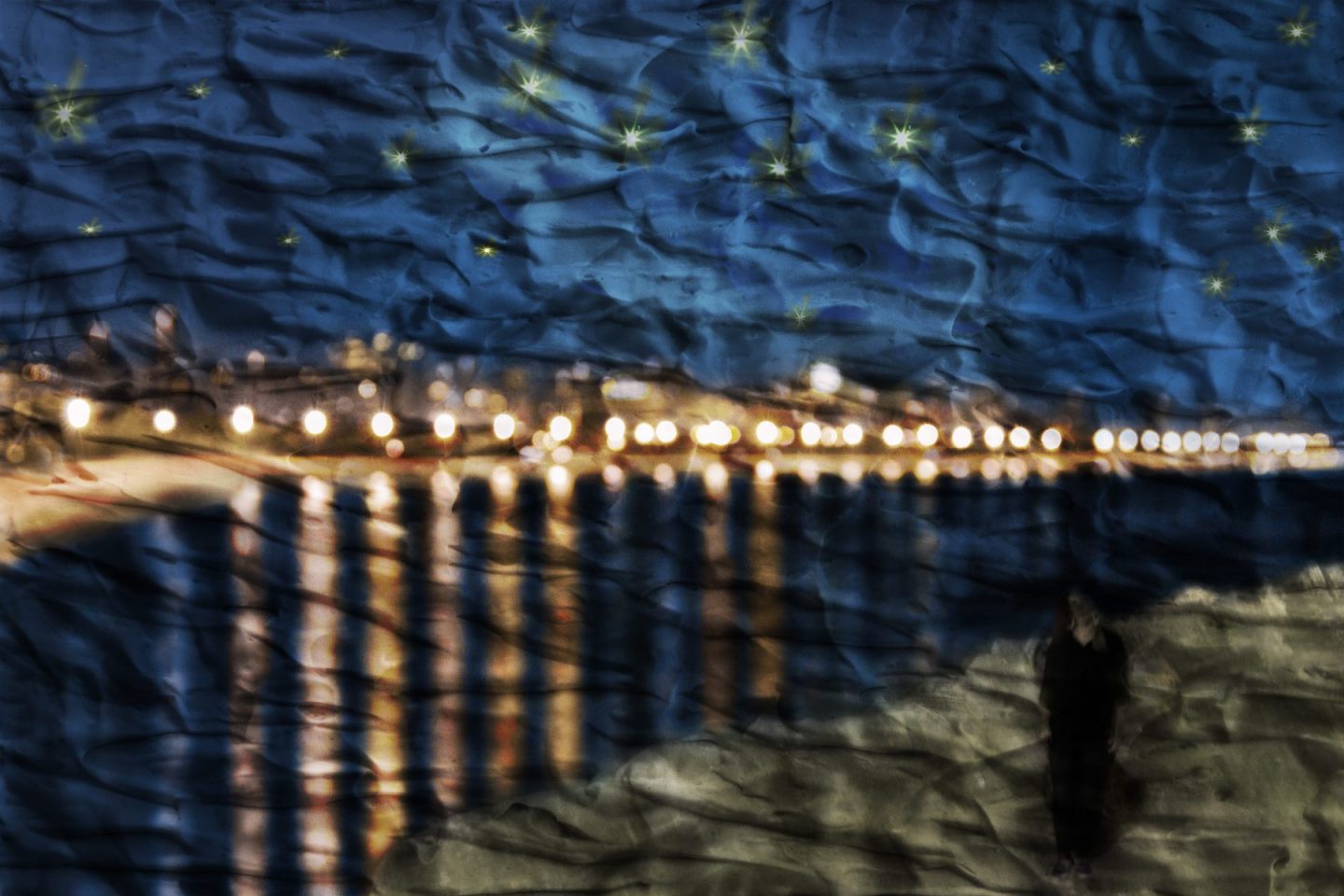 Foto inspirada no quadro Noite Estrelada. Foto de Marcio Menasce