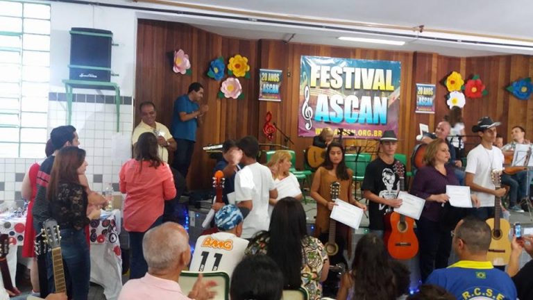 Espetáculo promovido pela Ascan. Foto de Divulgação