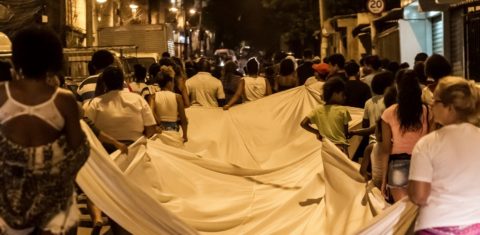 Moradores do Jacarezinho pedem paz depois de mais um conflito na comunidade esta semana. Foto Ellan Lustosa/Citizenside