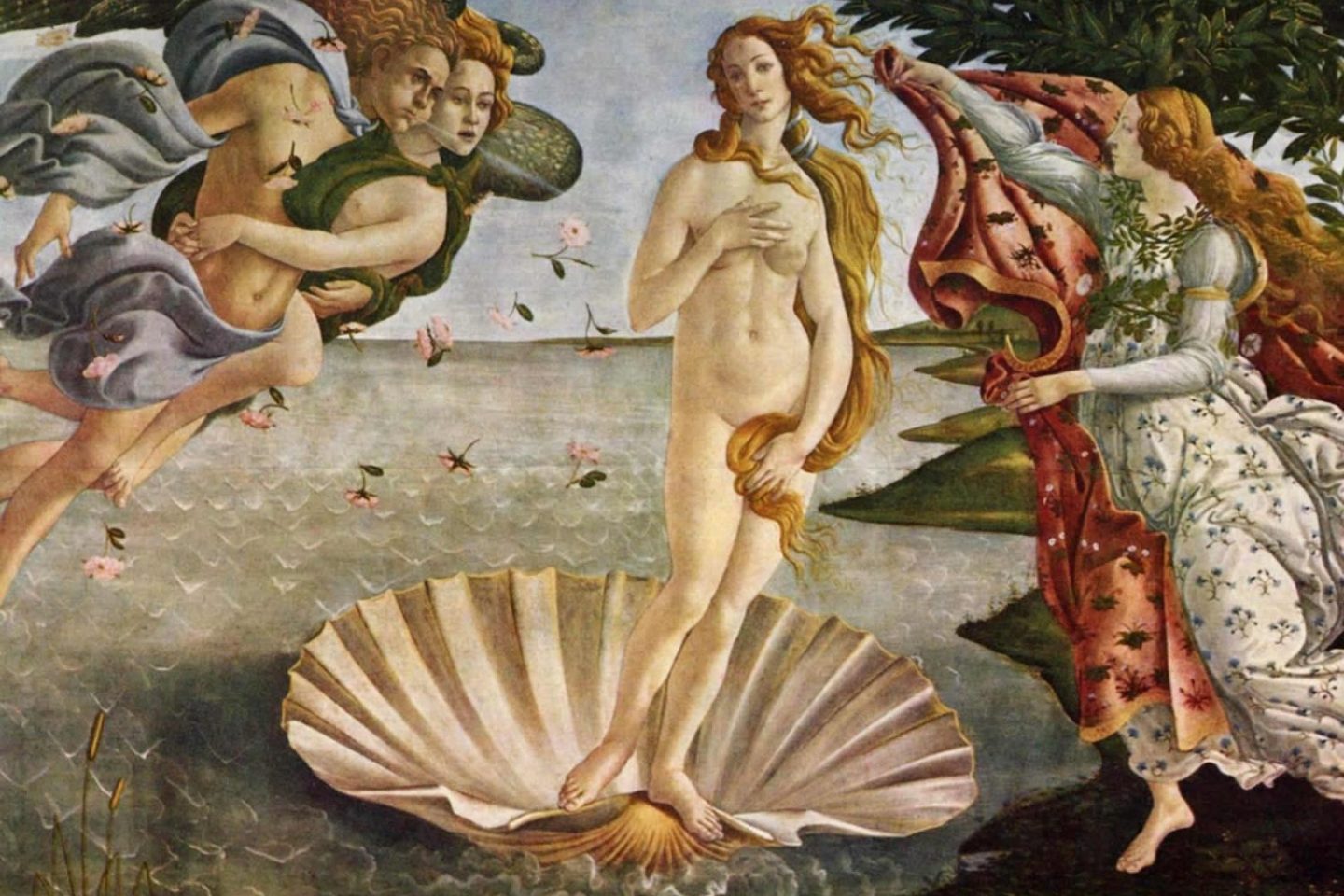 "O Nascimento de Vênus", de Sandro Botticelli, pintado em 1485. Foto reprodução