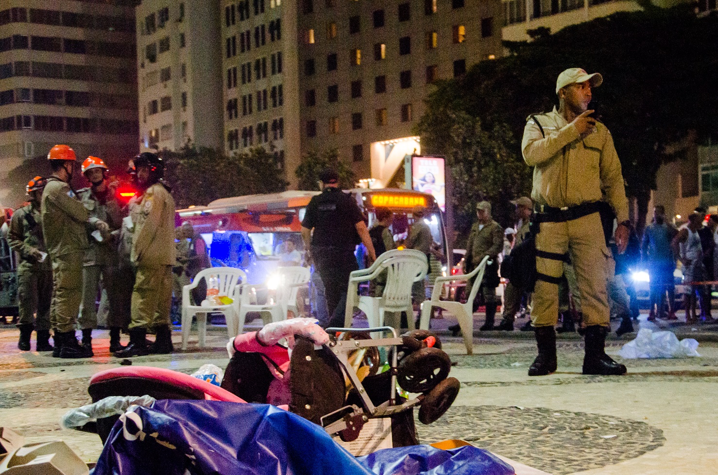 O carrinho do bebê morto na tragédia. Foto Vanessa Ataliba/Brazil Photo Press