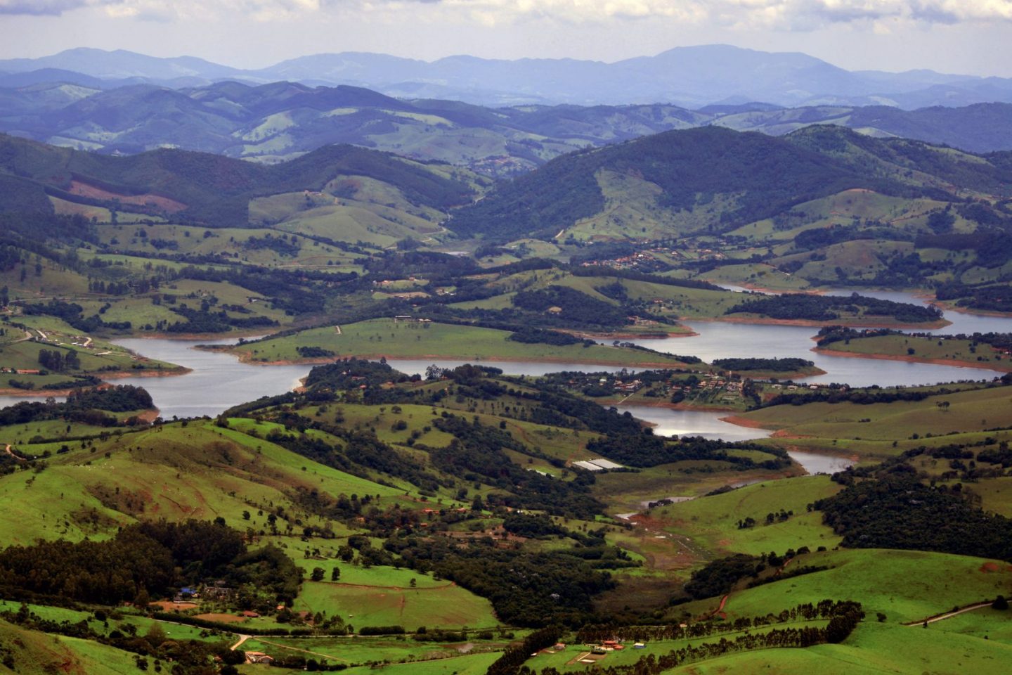 Vista de Extrema do sistema Cantareira. Foto de Mirian Fichtner