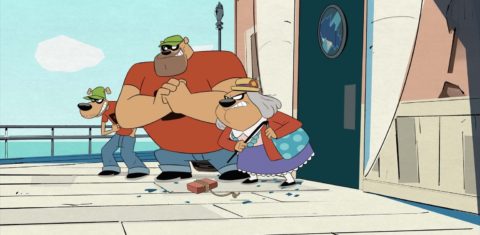 O disfarce criativo dos Irmãos Metralha. Imagem Disney XD