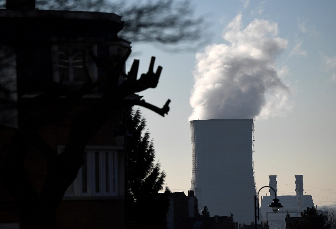 Usina termelétrica a gás, em Bruxelas, na Bélgica. Foto Emmanuel Dunand/AFP