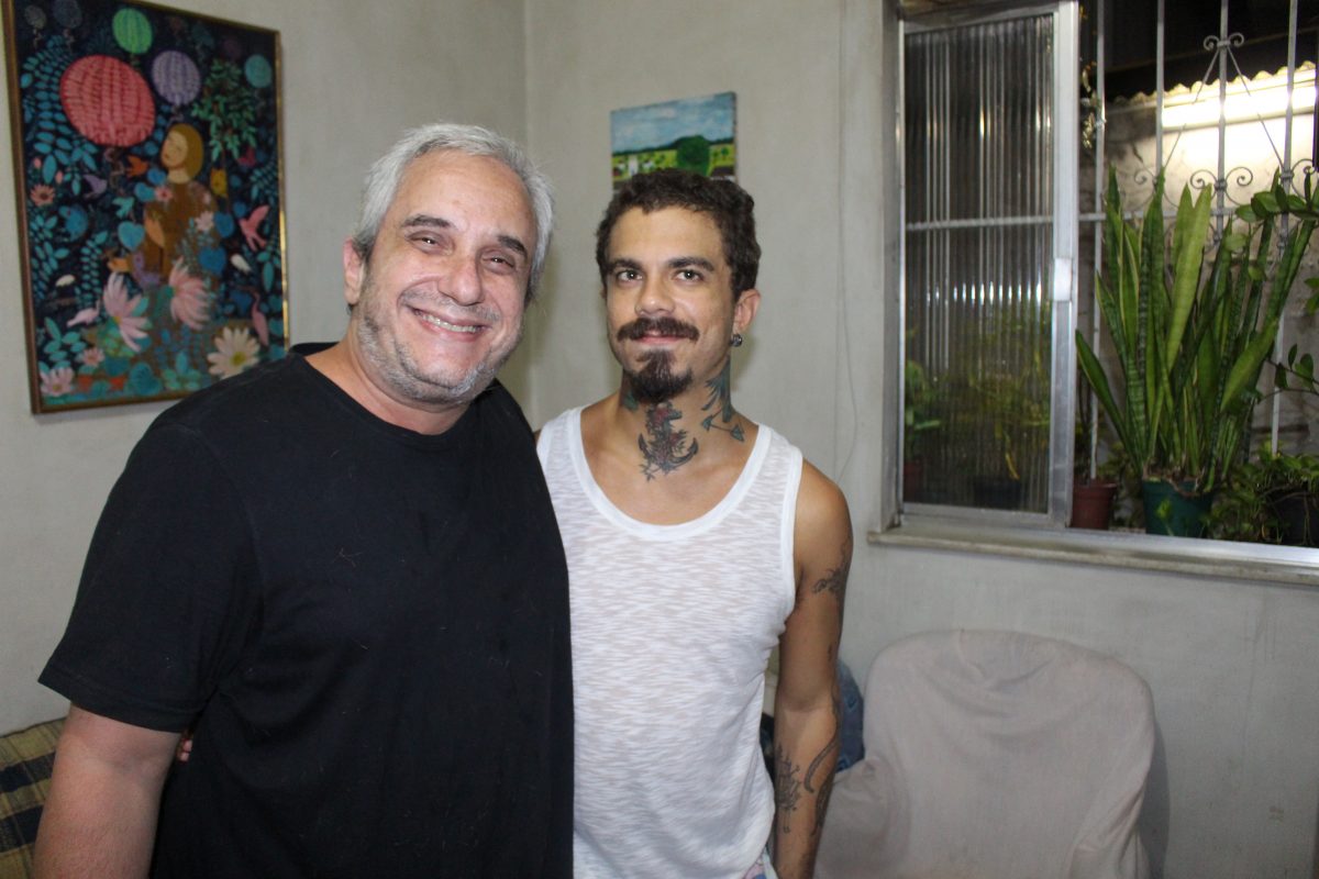 Orgulho gay: Marcelo e Lucas receberam a equipe do #Colabora e falaram sobre a relação de parceria entre pai e filho. Foto Yuri Fernandes