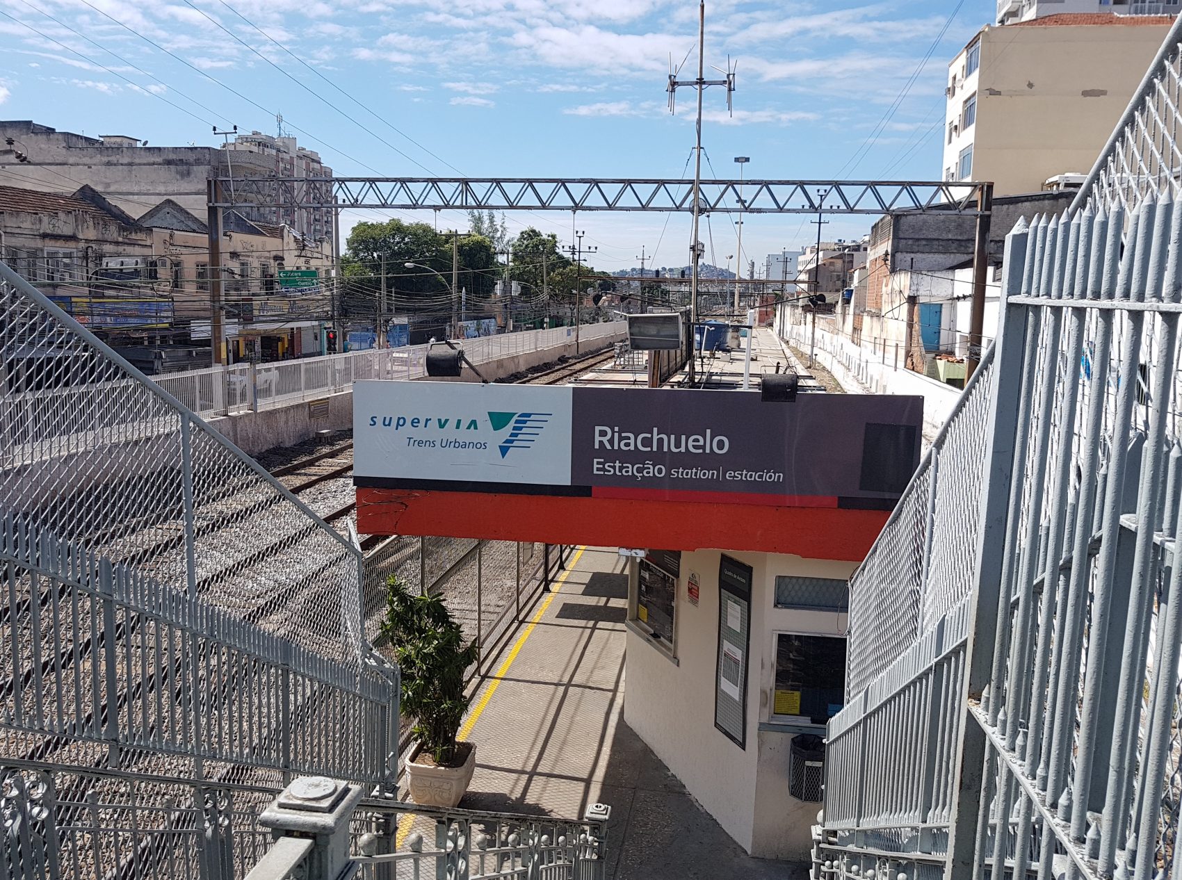Estação Riachuelo: os trilhos levaram, no século passado, uma nova cara ao bairro (Foto Oscar Valporto)
