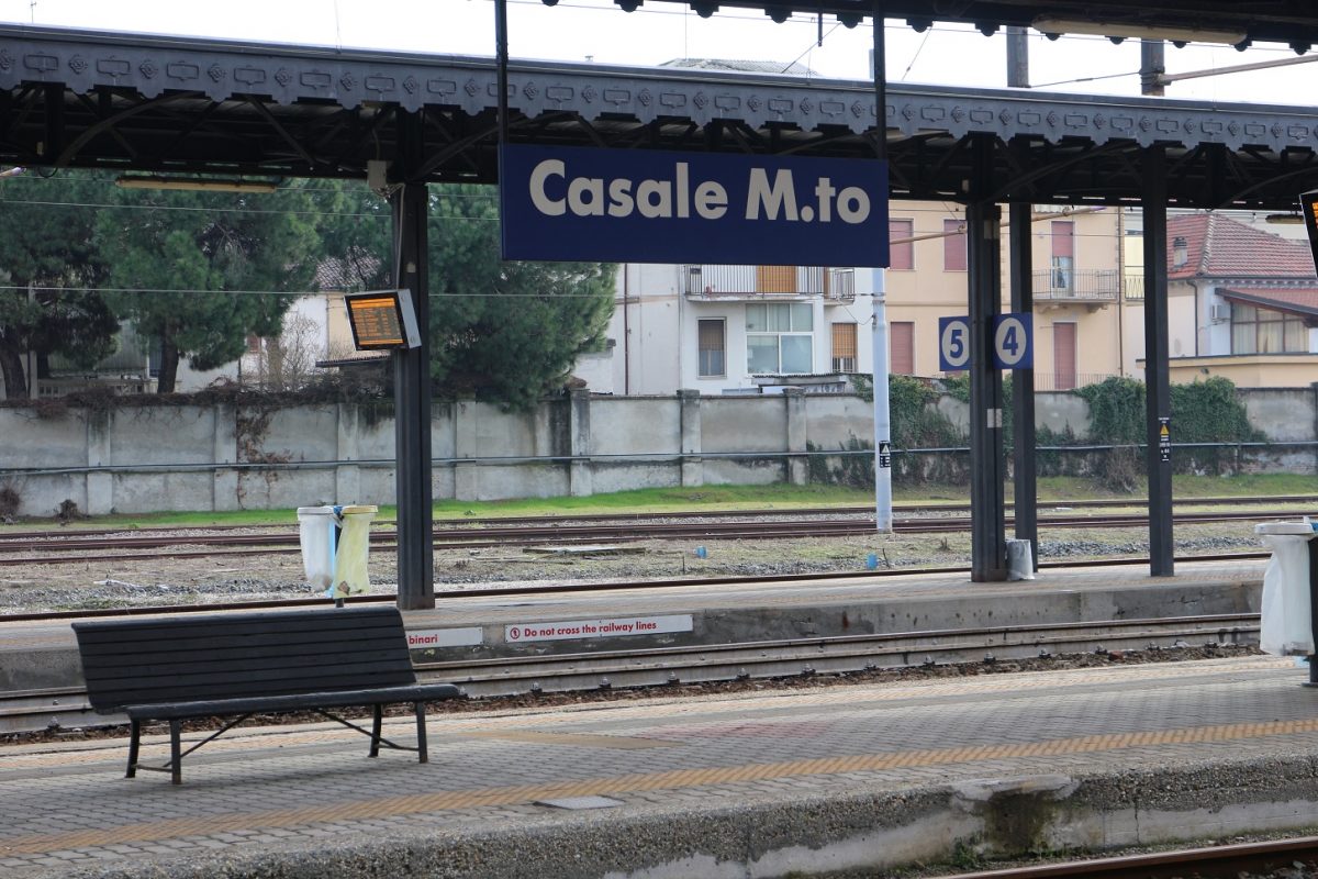 A estação de trem de Casale Ferrano, uma das sedes da Eternit na Itália. Foto Janaína Cesar