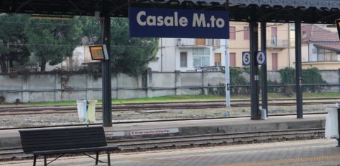 A estação de trem de Casale Ferrano, uma das sedes da Eternit na Itália. Foto Janaína Cesar