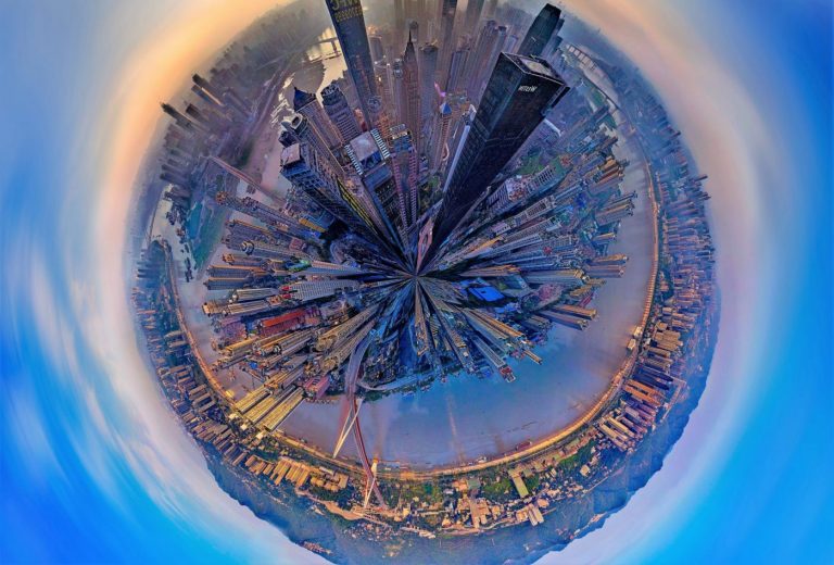 A cidade do futuro. Foto: Zhou zhiyong/Imaginechina/ AFP