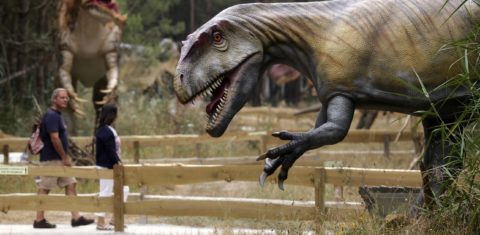 O Dino Park, um museu ao ar livre, em Portugal. Foto José Manuel Ribeiro/AFP