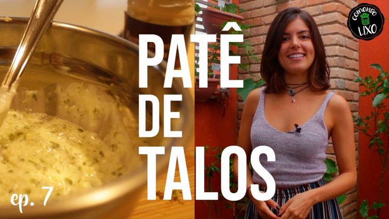 Comendo Lixo: patê de talos