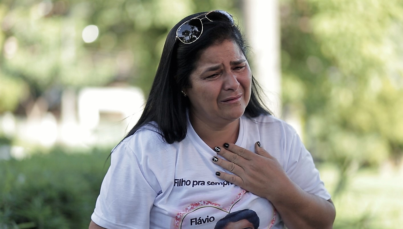 oana D'arc viu seu filho ser morto por policias: "Não suporto tanta dor". Foto: Divulgação