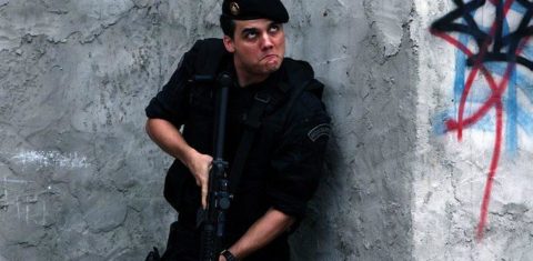 O Capitão Nascimento de Wagner Moura: paixão nacional pela violência glamurizada. Foto de divulgação