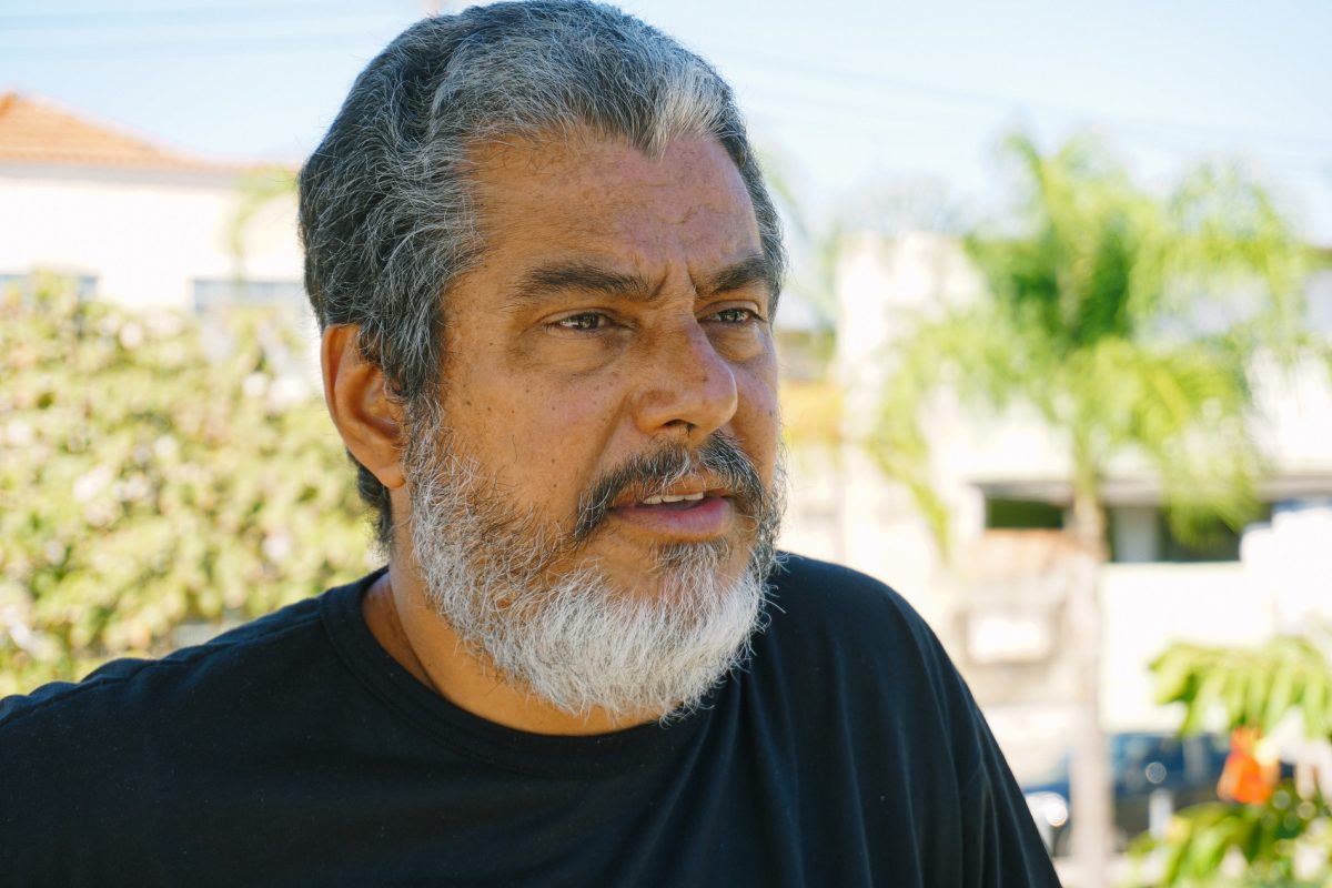 João Ricardo, 54 anos, presidente da Associação de Moradores Amigos de Vigário Geral (Foto: Juliana Nascimento)