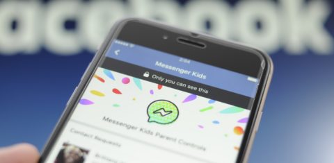 O aplicativo do Facebook Messenger para crianças. Foto Jaap Arriens/NurPhoto