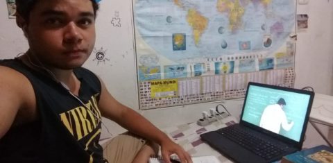 Matheus da Silva Gomes vai cursar o bacharelado em ciência e tecnologia no período noturno. Foto Arquivo Pessoal