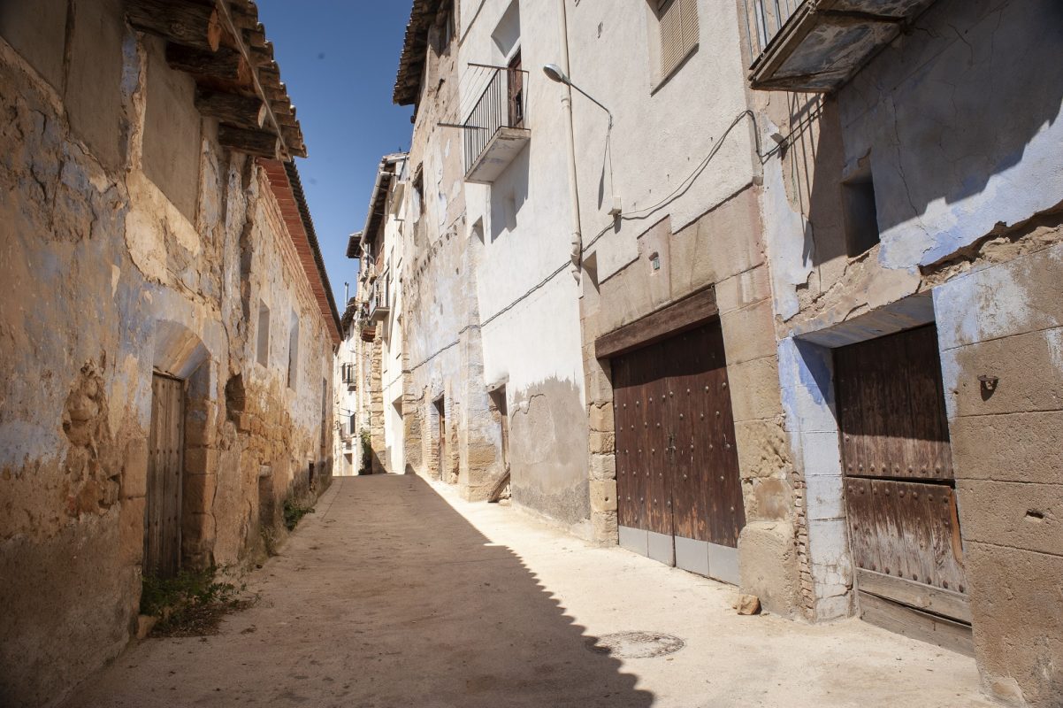 Privilegiado, o pueblo histórico de La Fresneda ainda tem cerca de 500 habitantes. Foto Rosane Marinho