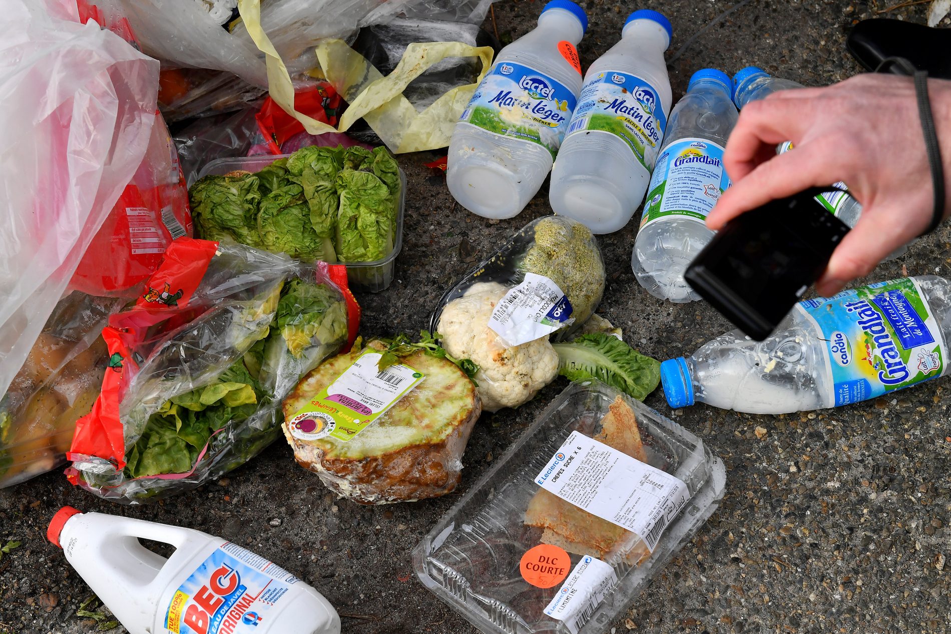 Desperdício de comida. Foto de GEORGES GOBET / AFP