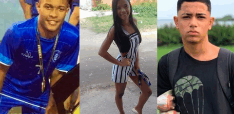 Gabriel (à esquerda), Margareth e Dyogo: vítimas da violência desmedida que mata pretos e pobres. Fotos: reproduções das redes sociais
