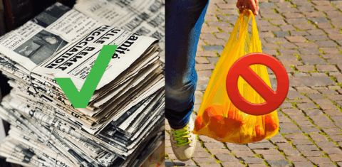 Sustentabilidade na Prática: saco de lixo sustentável