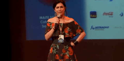 Maite Schneider, mulher trans e uma das fundadoras da Transempregos: 347 empresas parceiras para a busca de vagas para pessoas trans (Foto: Reprodução)