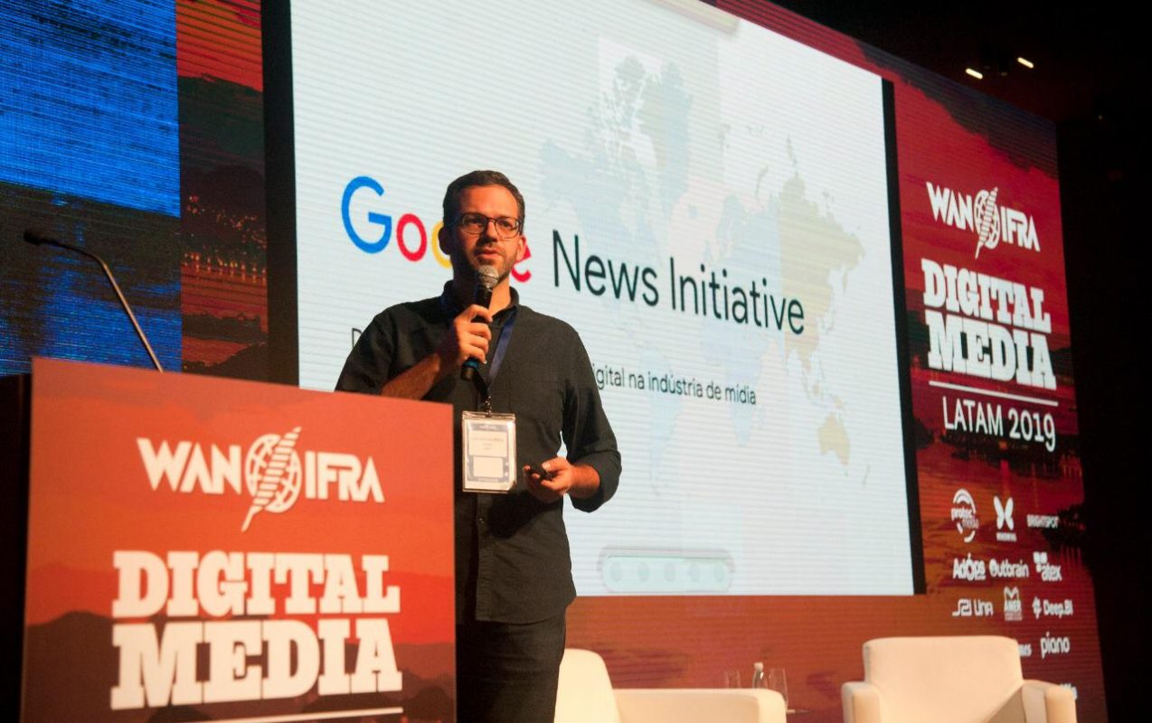 Apresentação dos vencedores do Google News Initiative 2019