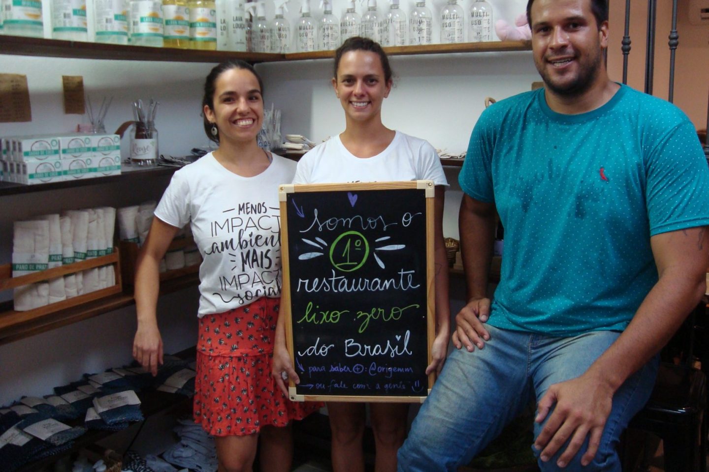 comida saudável com educação socioambiental e transformação' ' (Foto: Letícia Klein)