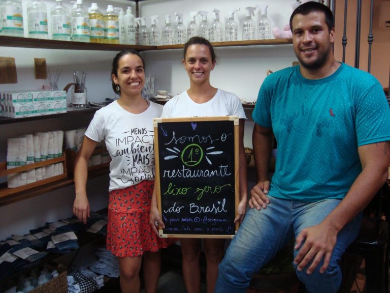 comida saudável com educação socioambiental e transformação' ' (Foto: Letícia Klein)