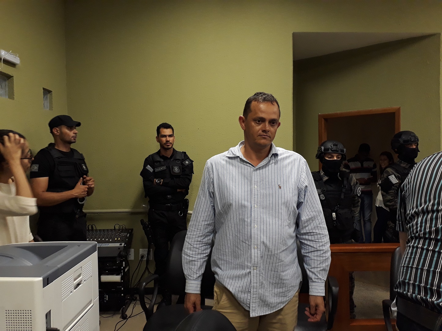 O ex-vereador José Eduardo Alves da Silva, de 41 anos, acusado de ser o mandante do assassinato. Foto Natália Silva
