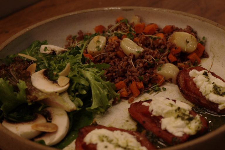 Prato elaborado pelas chefs Francine Xavier e Flávia (Foto: Paula Barsotti)